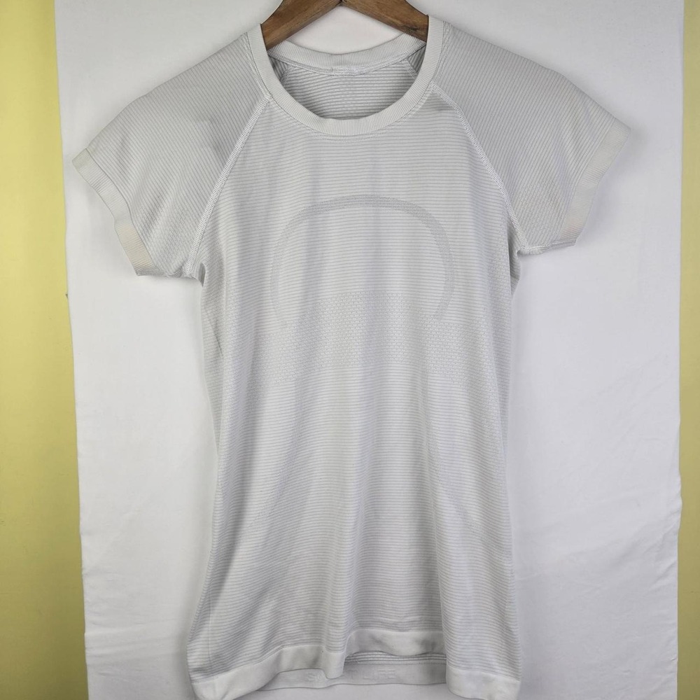 Lululemon swiftly tech short sleeve top tshirt sz 6 longer length